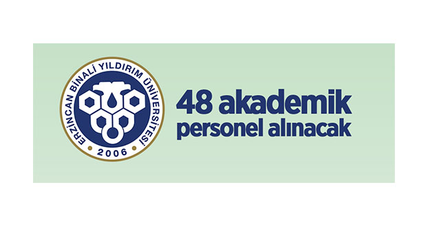 Erzincan Binali Yıldırım Üniversitesi akademik personel alım ilanı