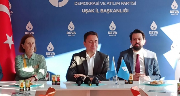 Ali Babacan, DEVA Partisi Uşak İl Binasının açılışını yaptı